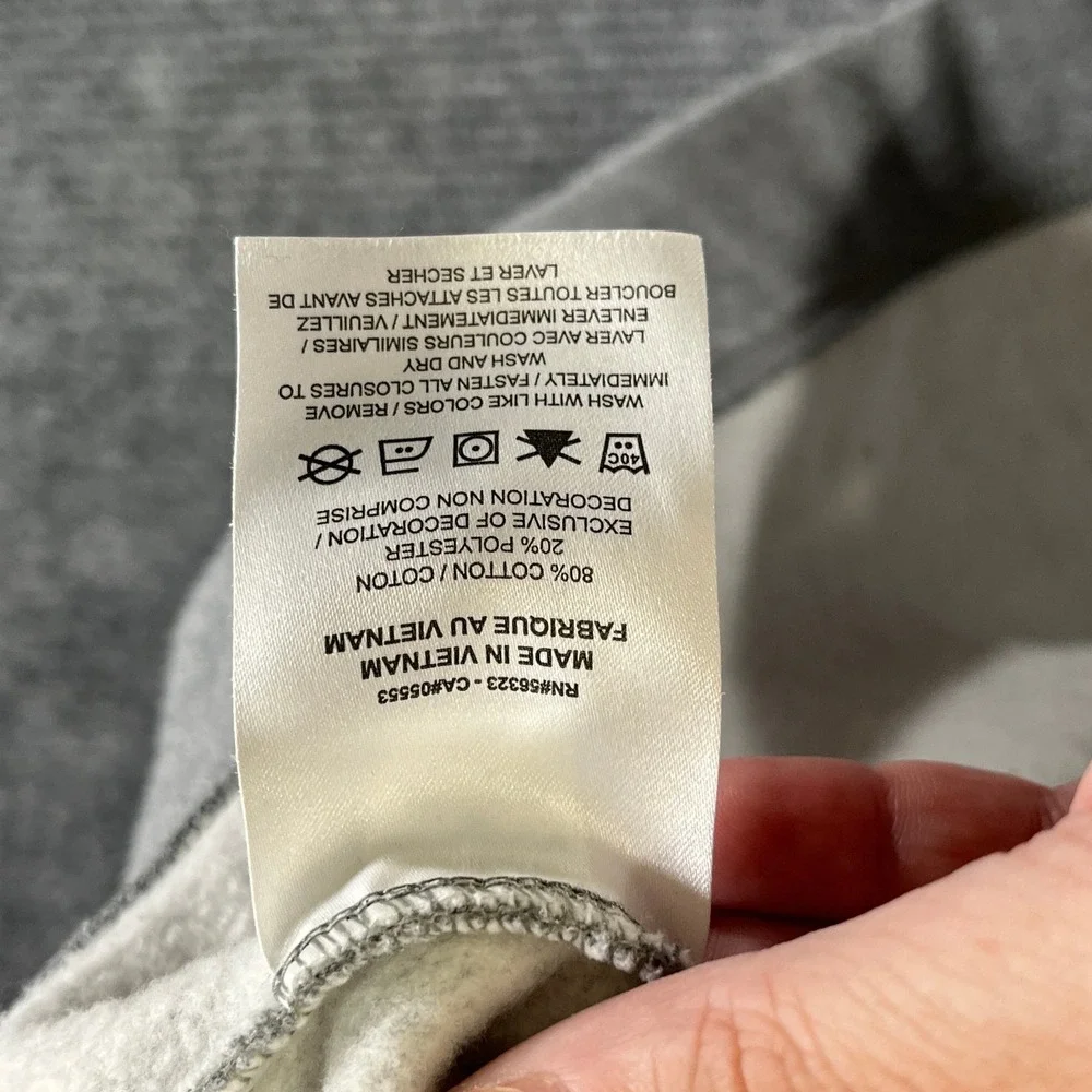 Nike Full Zip Hoodie Kids M Gray Fleece Y2K Skater School Activewear